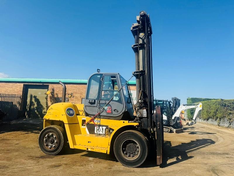 CATERPILLAR DP135N MASTED FORKLIFT*VIDEO*