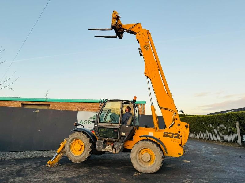 JCB 530-120 TELEHANDLER*C/W JACK LEGS*VIDEO*
