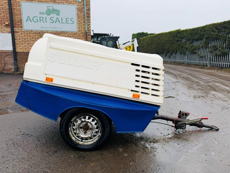 SULLAIR TOWABLE COMPRESSOR*C/W KOBUTA ENGINE*VIDEO*