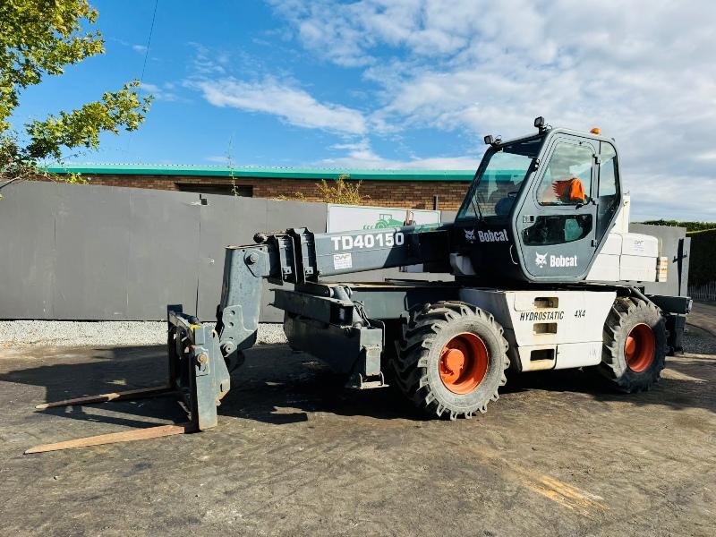 BOBCAT TD40150 ROTO TELEHANDLER*C/W PALLET TINES*VIDEO*