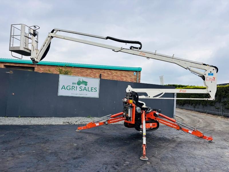 EASYLIFT TRACKED MANLIFT*C/W SAFETY BASKET*ONLY 1211 HOURS*VIDEO*