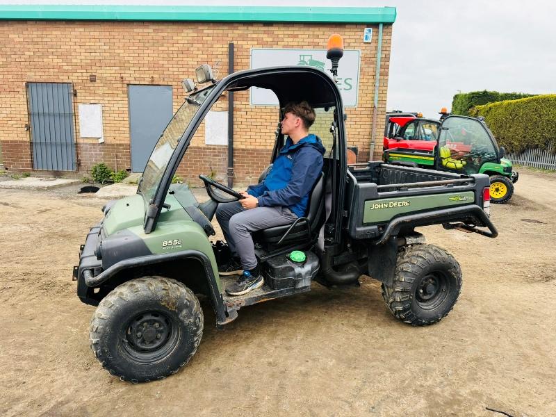 JOHN DEERE GATOR 855D 4WD UTILITY VEHICLE*YEAR 2014*VIDEO*