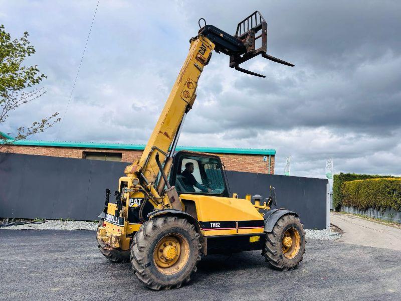 CAT TH62 TELEHANDLER *C/W PALLET TINES* READING 6603 HOURS*VIDEO*