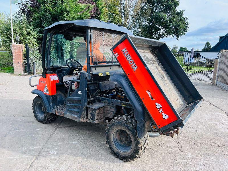 KUBOTA RTV900 4WD UTV *ROAD REGISTERED, YEAR 2011* C/W POWER STEERING *VIDEO*