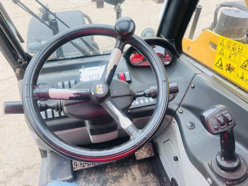 CATERPILLAR TH406AG 4WD TELEHANDLER *AG-SPEC , YEAR 2012* C/W PALLET TINES *VIDEO*