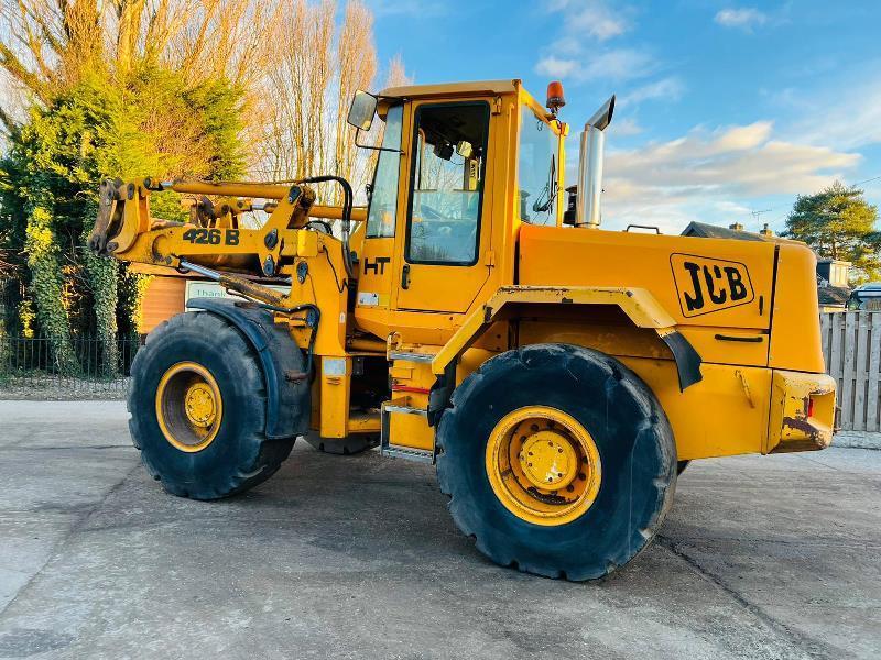 JCB 426B 4WD LOADING SHOVEL C/W JOYSTICK CONTROL *VIDEO*