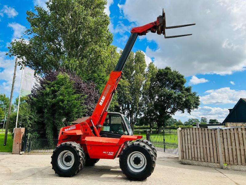 MANITOU MLT628T 4WD TELEHANDLER *6164 HOURS* C/W PALLET TINES *VIDEO*
