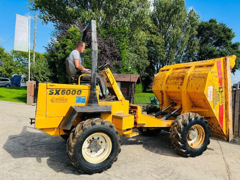 BARFORD SX6000 4WD 6 TON DUMPER C/W ROLE BAR *VIDEO*