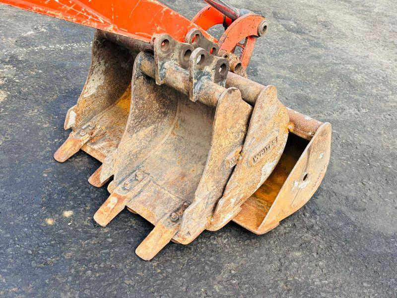 KUBOTA K008-3 TRACKED EXCAVATOR*C/W SELECTION OF BUCKETS*VIDEO*