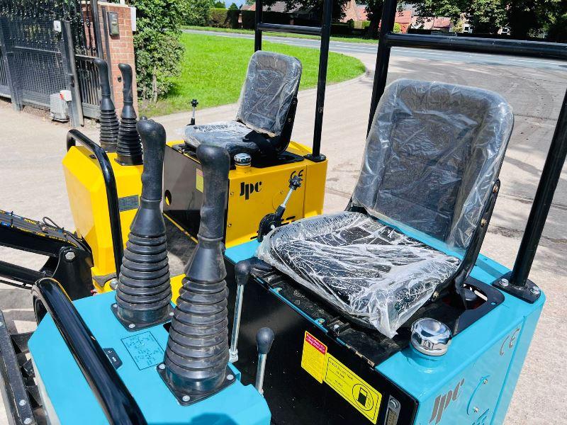UNUSED JPC PC10 TRACKED EXCAVATOR * YEAR 2023, CHOICE OF 2*VIDEO*