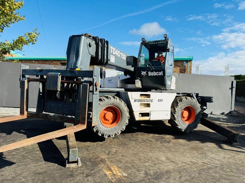 BOBCAT TD40150 ROTO TELEHANDLER*C/W PALLET TINES*VIDEO*