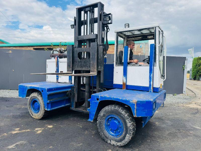 FANTUZZI SF.50XX SIDELOADER FORKLIFT*C/W PALLET TINES*VIDEO*