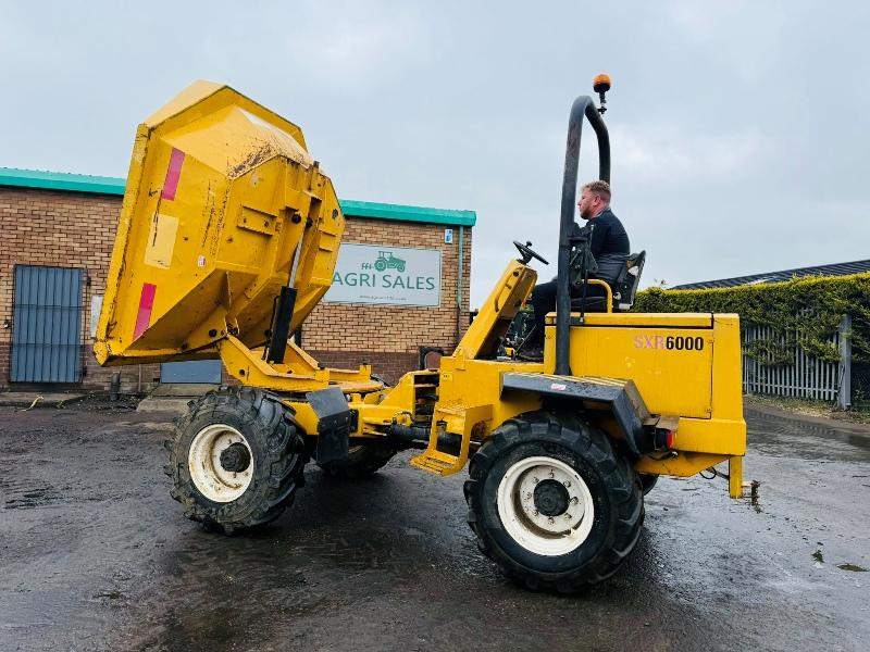 BARFORD SXR6000 SWIVLE TIP DUMPER*C/W ROLL BAR*VIDEO*