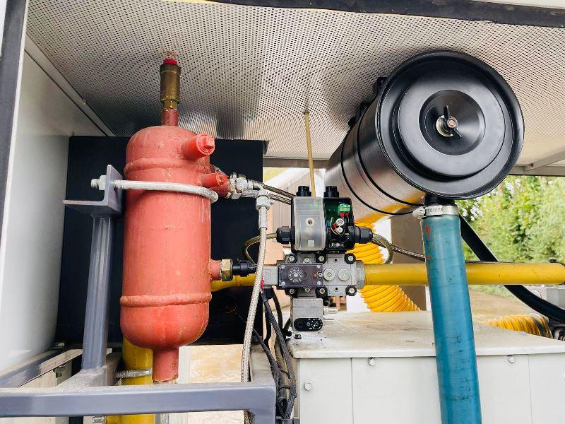 STAMFORD 125KVA 3 PHASE GENERATOR *YEAR 2009* C/W MAN E0836 E302 GAS ENGINE *VIDEO*