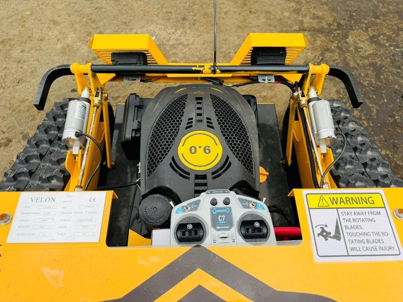 *UNUSED*VELON AT-1000 REMOTE CONTROL LAWNMOWER*YEAR 2025*VIDEO*