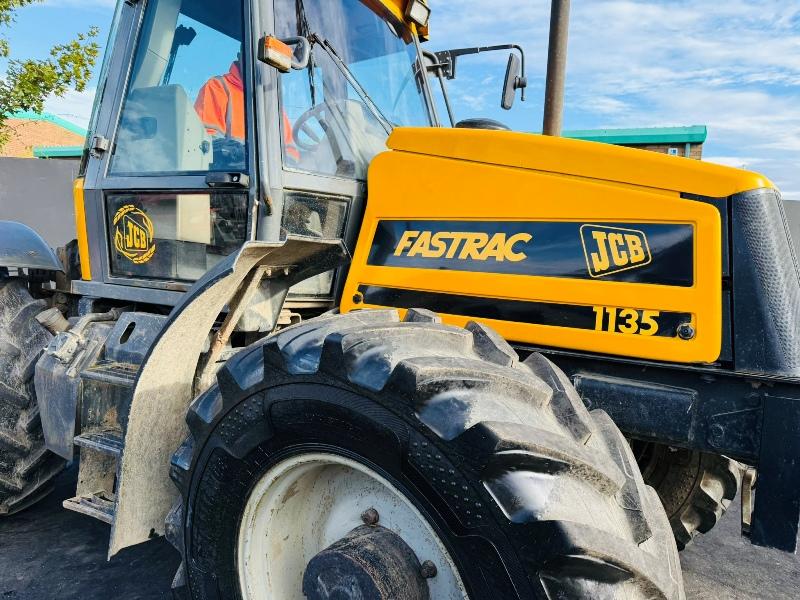 JCB HVM1135 FASTRAC TRACTOR*C/W REAR LINKAGE & PTO*VIDEO*