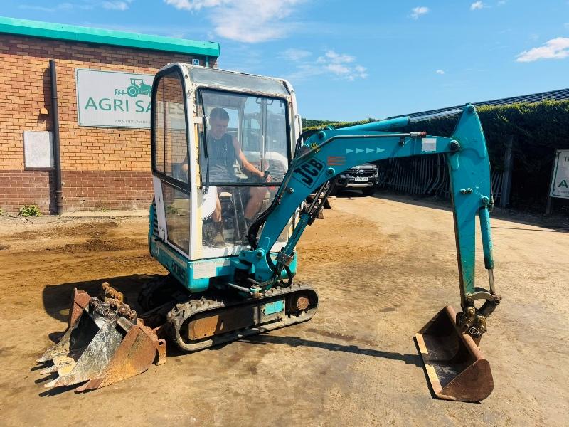 JCB 8015 EXCAVATOR*C/W SELECTION OF BUCKETS*VIDEO*