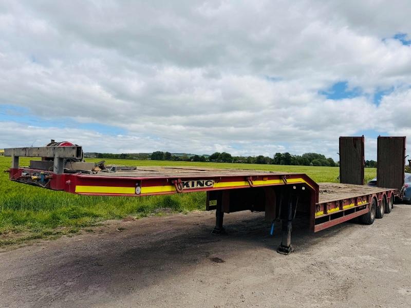 KING LOW LOADER TRAILER*C/W RAMPS AND WINCH*VIDEO*