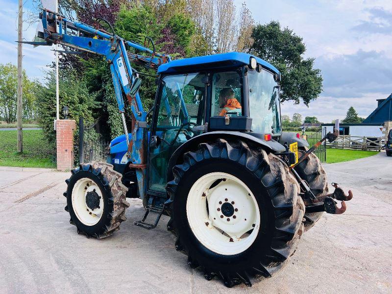 NEW HOLLAND TN75D 4WD TRACTOR *2837 HOURS*C/W LOADER, BUCKET, TINES*VIDEO*