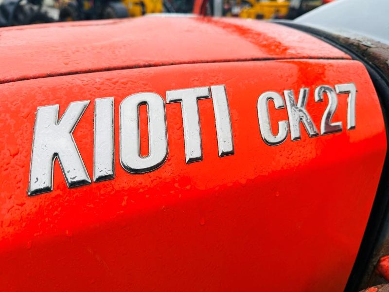 KIOTI CK27 4WD TRACTOR*C/W TURF TYRES*SPARES AND REPAIRS*VIDEO*