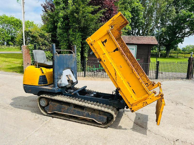 TRACKED DUMPER C/W DROP SIDE'S TIPPING BODY & RUBBER TRACKS *VIDEO*