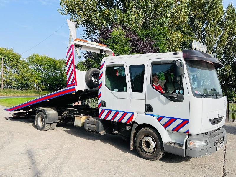 RENAULT 40ACA5 RECOVERY TRUCK C/W TILT & SLIDE BODY & SPEC LIFT *VIDEO*