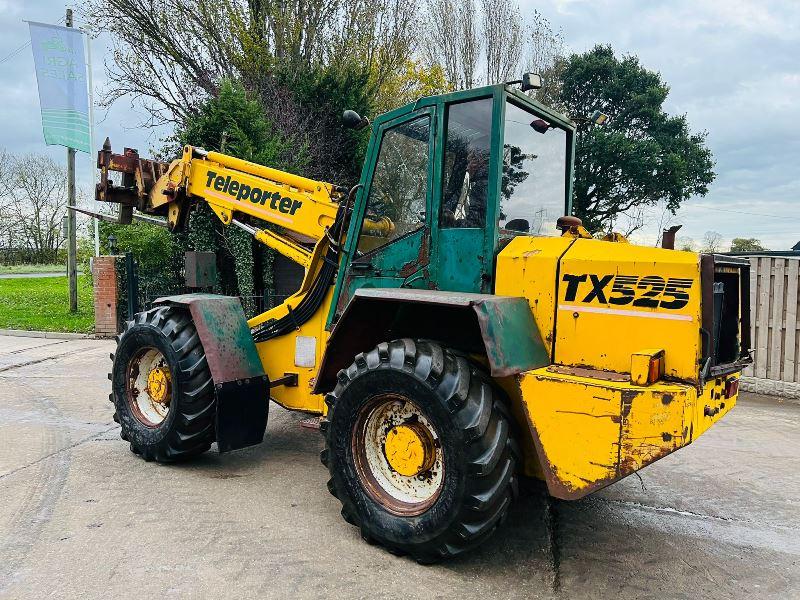 SANDERSON TX525 4WD TELEHANDLER C/W PIN AND CONE HEAD STOCK 