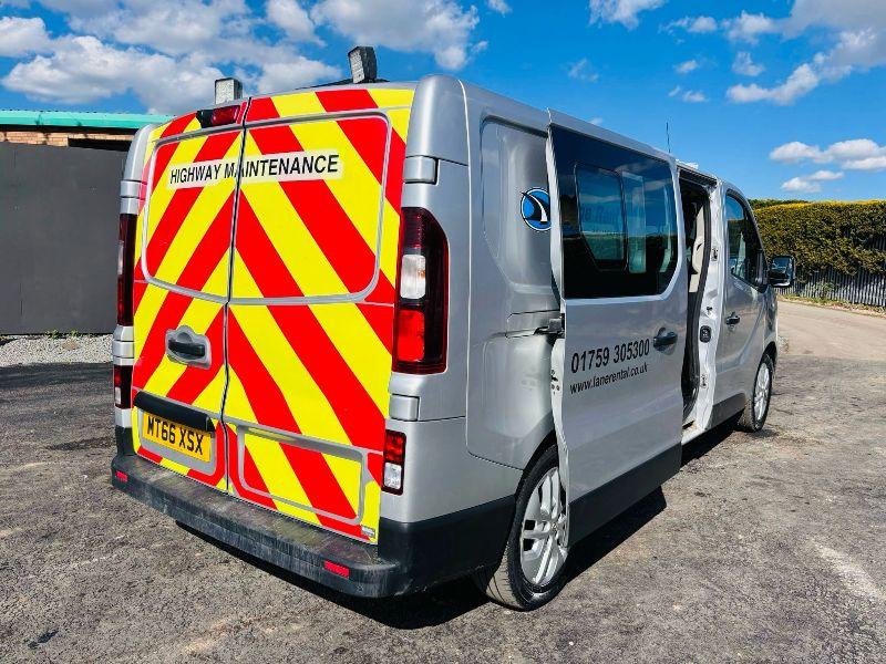 RENAULT TRAFIC LL29  SPORT CREW VAN NAV DCI *YEAR 2016*VIDEO*