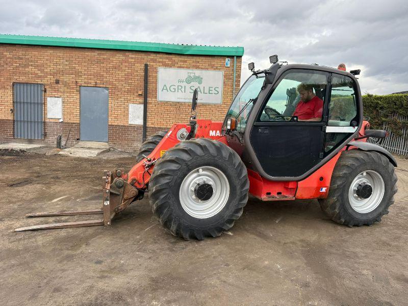 MANITOU MLT 634 TELEHANDLER*AG SPEC*C/W PALLET TINES*VIDEO*