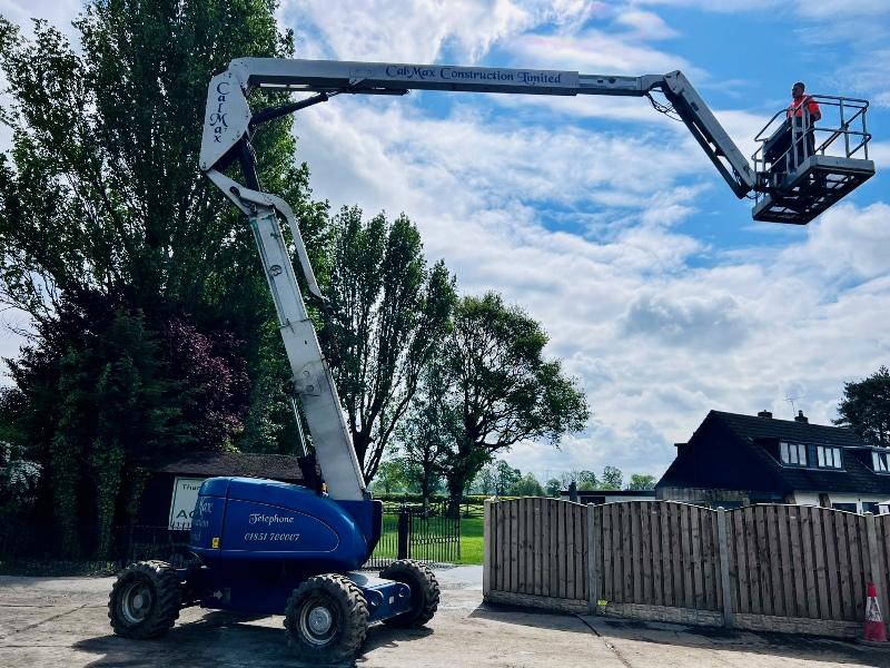 JLG 600AJ AIREL PLATFORM * 60FT REACH * C/W TELESCOPIC BOOM *VIDEO*