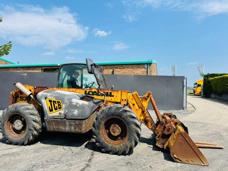 JCB 530-70 TELEHANDLER*C/W BUCKET & TINES*VIDEO*