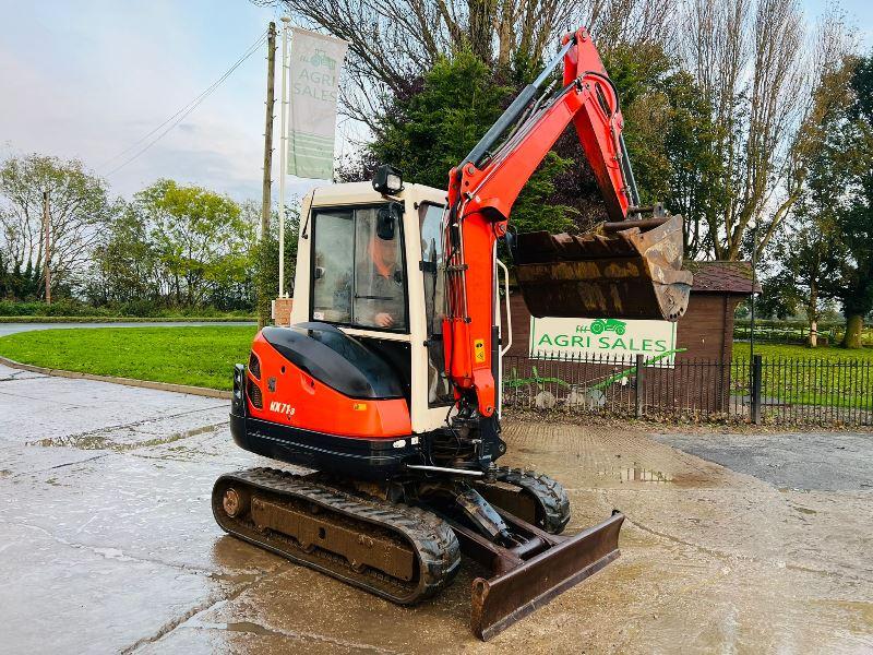KUBOTA KX71-3 EXCAVATOR *YEAR 2012, 4178 HOURS* C/W 3 X BUCKETS *VIDEO*