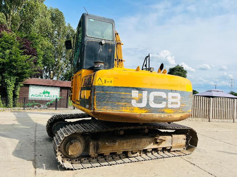 JCB JS160 HIGH RISED CABIN TRACKED EXCAVATOR *YEAR 2011* C/W GRAPPLE GRAB *VIDEO*