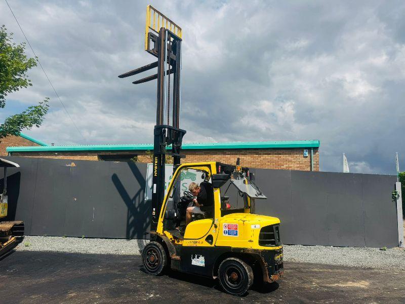 HYSTER 4.0 FORKLIFT*C/W KUBOTA ENGINE*YEAR 2019*VIDEO*