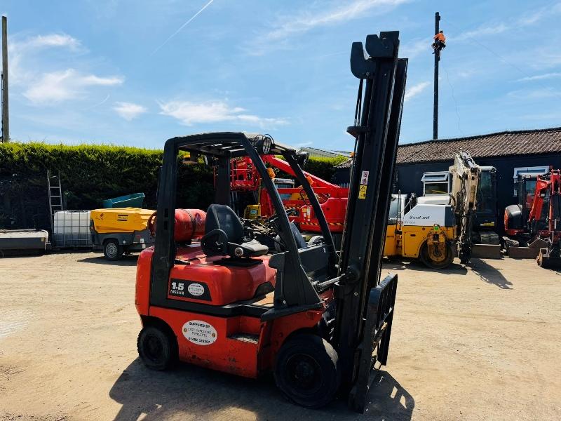 NISSAN PD01A15PQ FORKLIFT*SPARES AND REPAIRS*VIDEO*