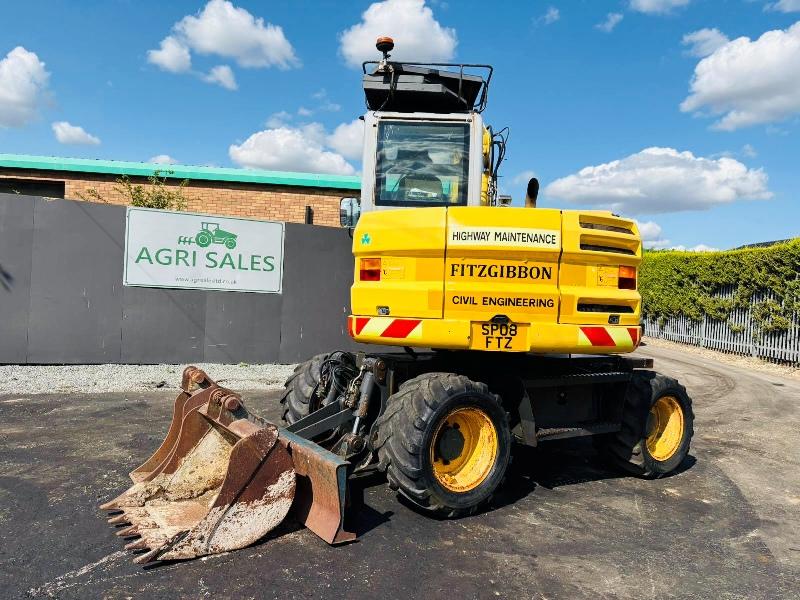 NEW HOLLAND MH2.6 RUBBER DUCK*C/W BUCKET & QUICK HITCH*5945 HOURS*VIDEO*