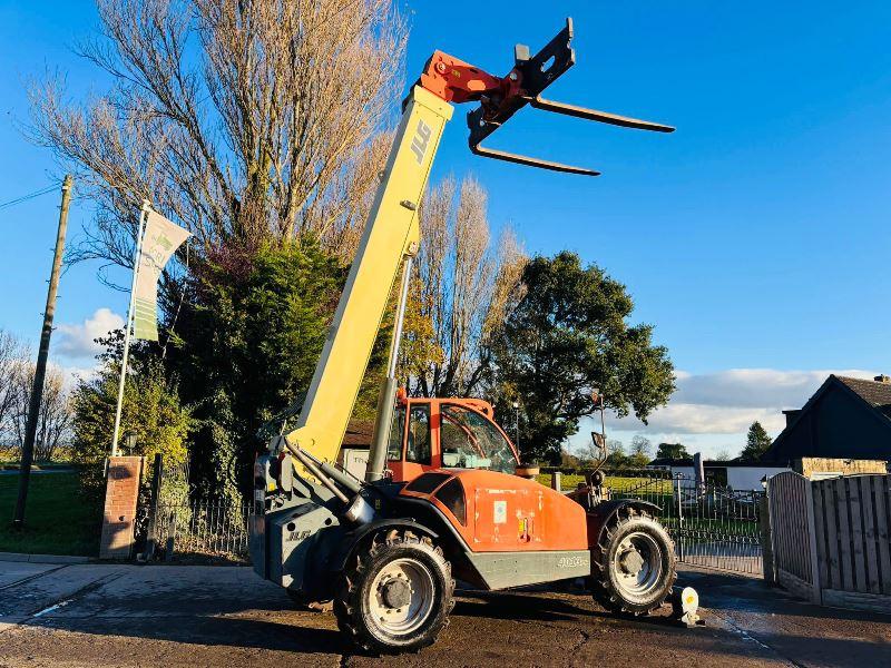 JLG 4013 4WD TELEHANDLER *YEAR 2008, 6264 HOURS* C/W LONG PALLET TINES *VIDEO*