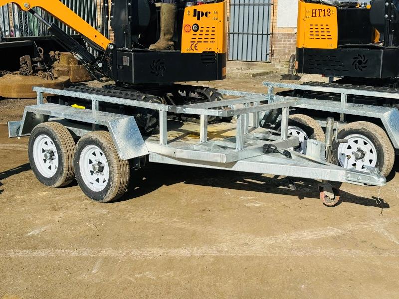 *NEW*JPC HT12 EXCAVATOR*CHOICE OF 2*C/W TWIN AXLE TRAILER*VIDEO*