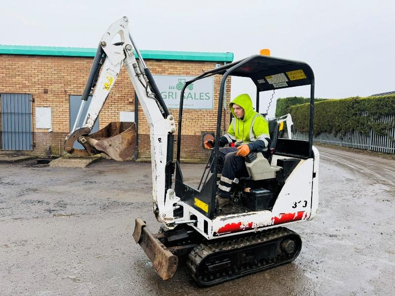BOBCAT 319 MINI EXCAVATOR*C/W EXPANDING TRACKS*VIDEO*