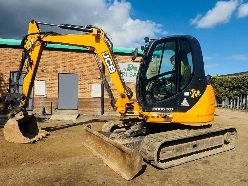 JCB 8085 ZTS EXCAVATOR*C/W BUCKET*YEAR 2012*VIDEO*
