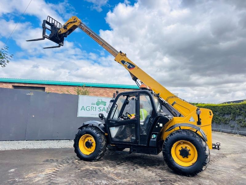 CATERPILLAR TH337 4WD TELEHANDLER*C/W PALLET TINES*YEAR 2012*VIDEO*