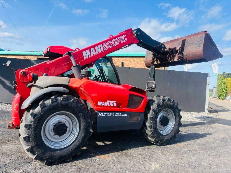 MANITOU MLT 634 120 LSU PS *C/W BUCKET* AG SPEC* YEAR 2011*VIDEO*