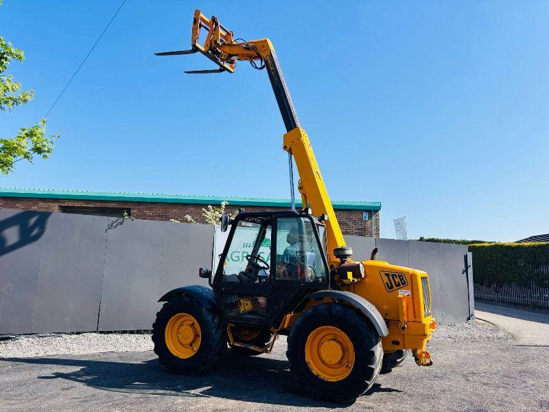 JCB 526-55 TURBO TELEHANDLER *C/W PALLET TINES*VIDEO*
