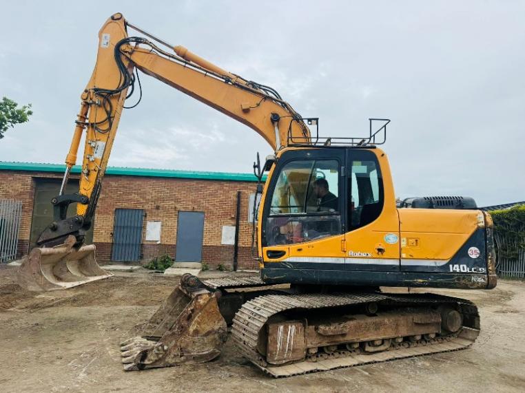 HYUNDAI ROBEX 140LCM-9 EXCAVATOR*C/W 2 BUCKETS*YEAR 2014*VIDEO*