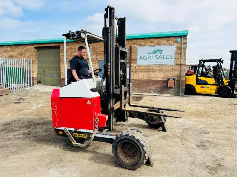PALFINGER F3-203 ROUGH TERRAIN FORKLIFT*C/W PALLET TINES*YEAR 2013*VIDEO*
