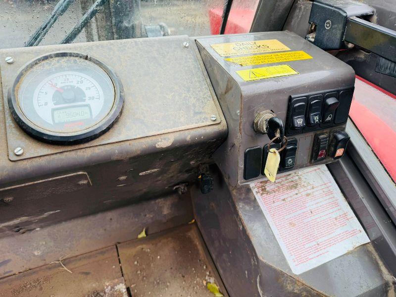 MANITOU M30-4 3 STAGE MASTED FORKLIFT*YEAR 2014*C/W PALLET TINES*VIDEO*