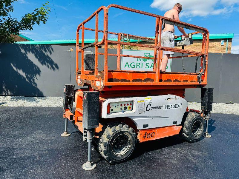 HAULOTTE COMPACT 10DX MANLIFT*READING 2462 HOURS*VIDEO*
