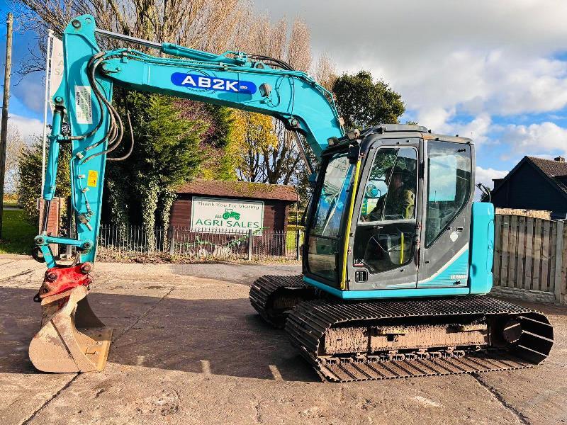 KOBELCO SK75SR-3E EXCAVATOR *YEAR 2015, 5578 HOURS* C/W BOGG MASTER TRACKS *VIDEO*