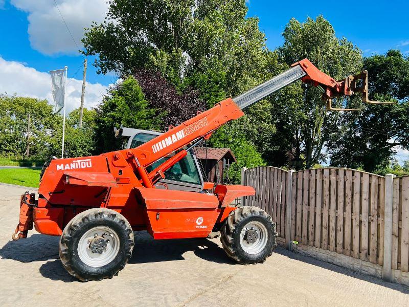 MANITOU MLT628T 4WD TELEHANDLER *AG-SPEC* C/W PICK UP HITCH *VIDEO*