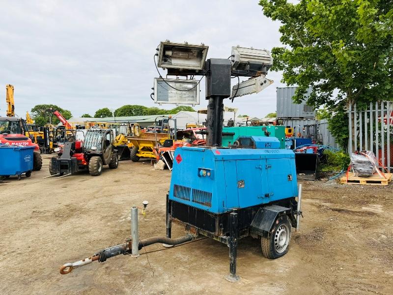 VT1 LIGHTING TOWER *C/W 3 CYLINDER KUBOTA ENGINE*